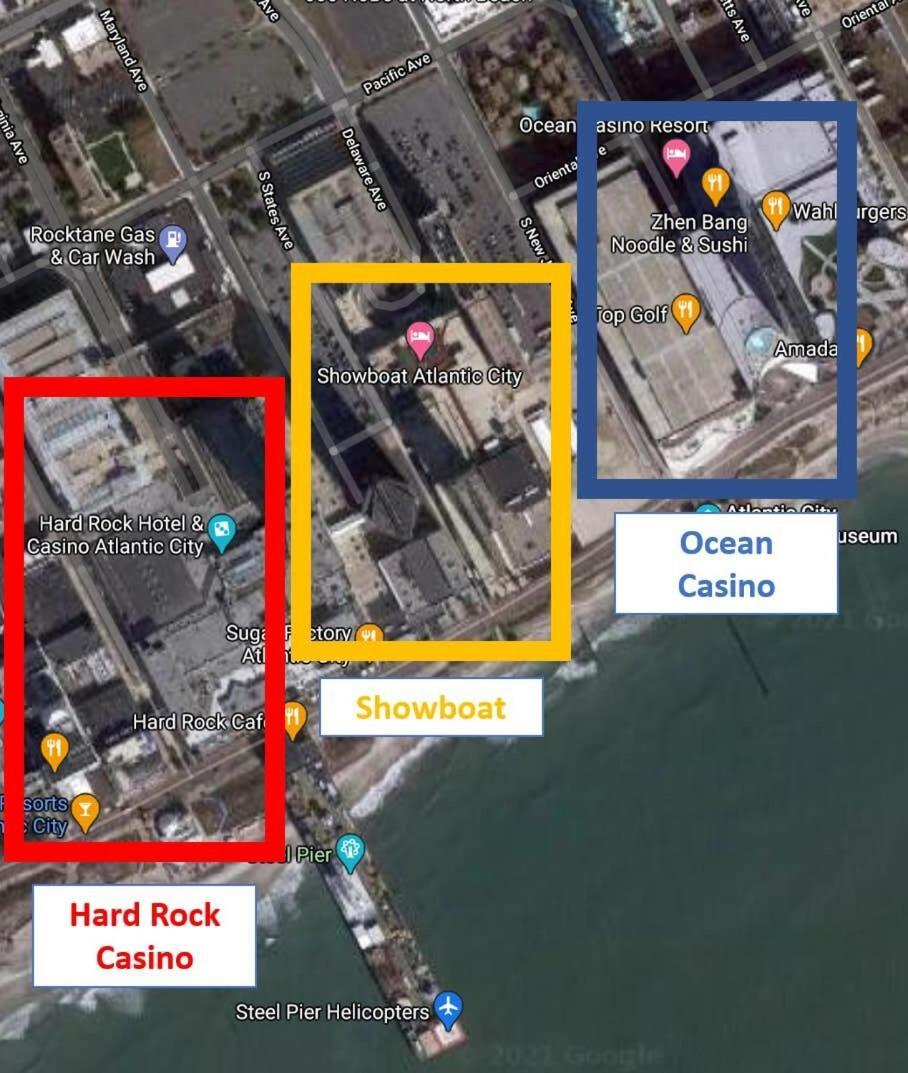 Huge Beachfront Condo Cozysuites At Showboat Atlantic City Esterno foto